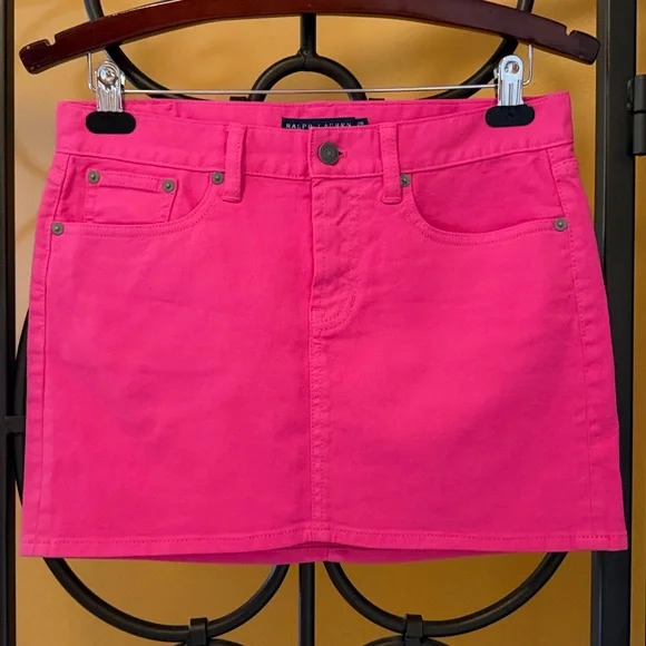 RALPH LAUREN Blue Label Collection Denim Mini Skirt - Picture 3 of 10